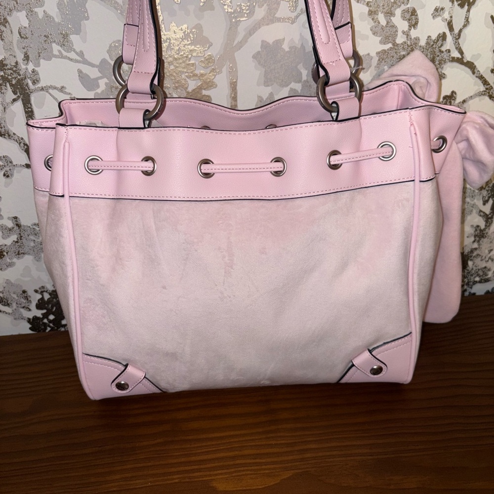 Juicy Couture Light Pink Daydreamer Tote with Silver Accents - Picture 6 of 7